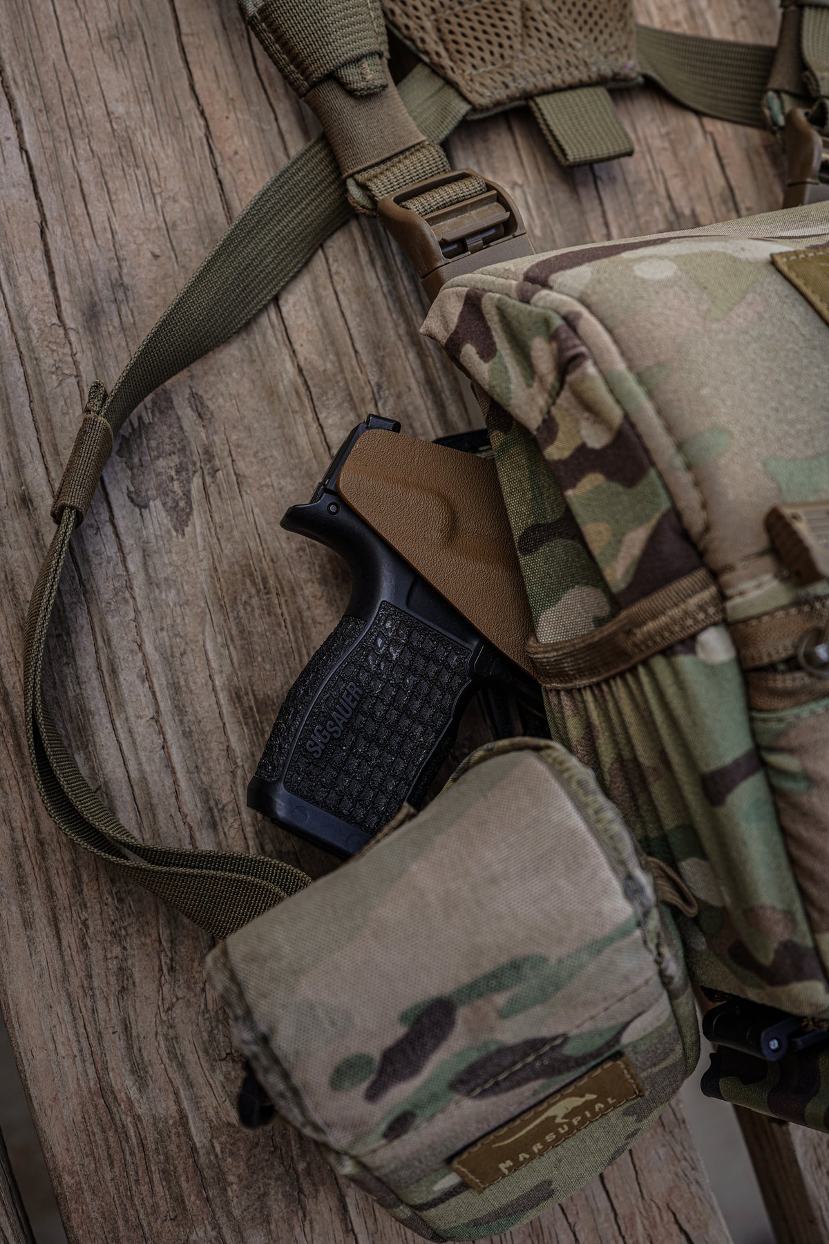 Guardian Chest Plate in use while hunting